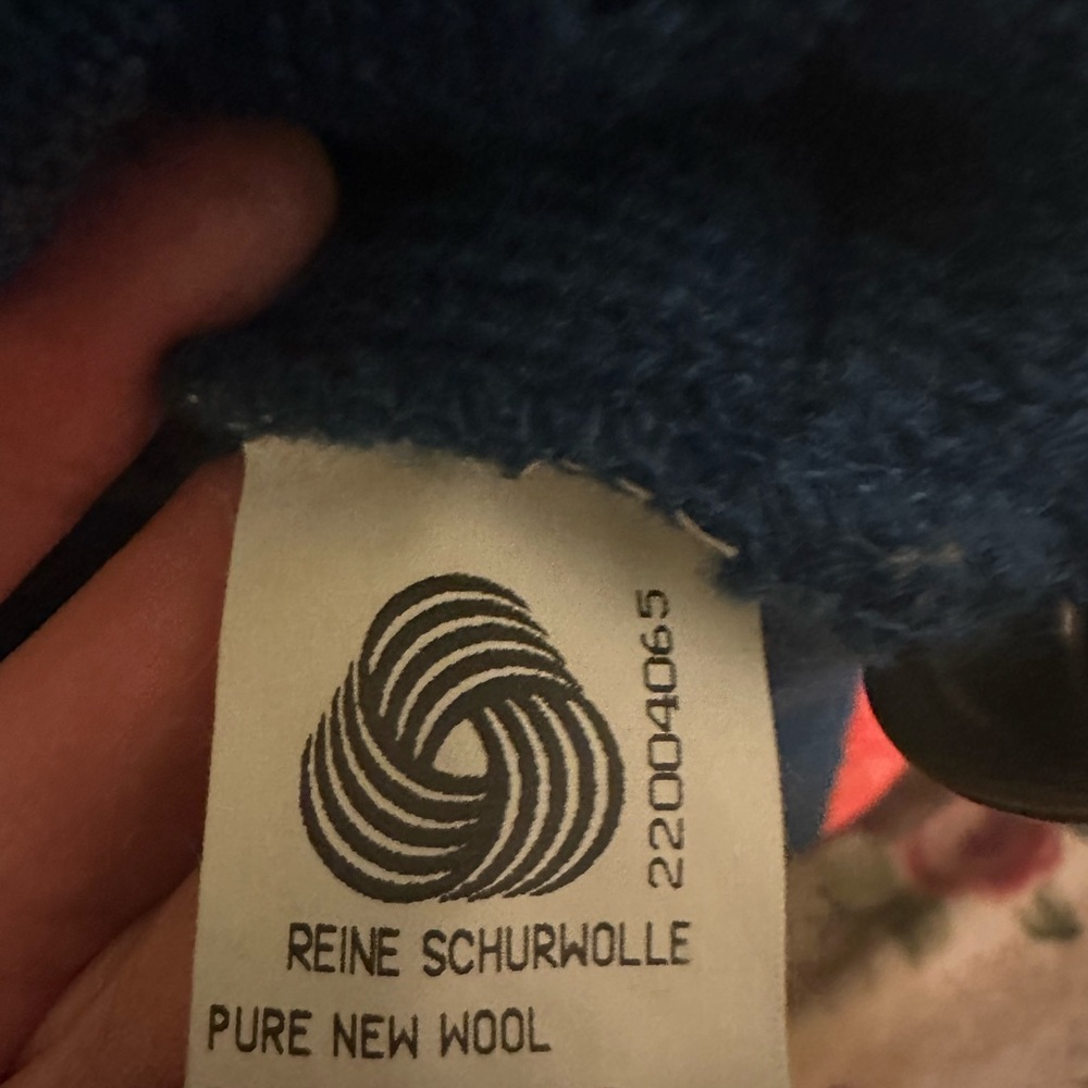 Dark Cerulean Women's Cardigan Sweater - Picture 2 of 3